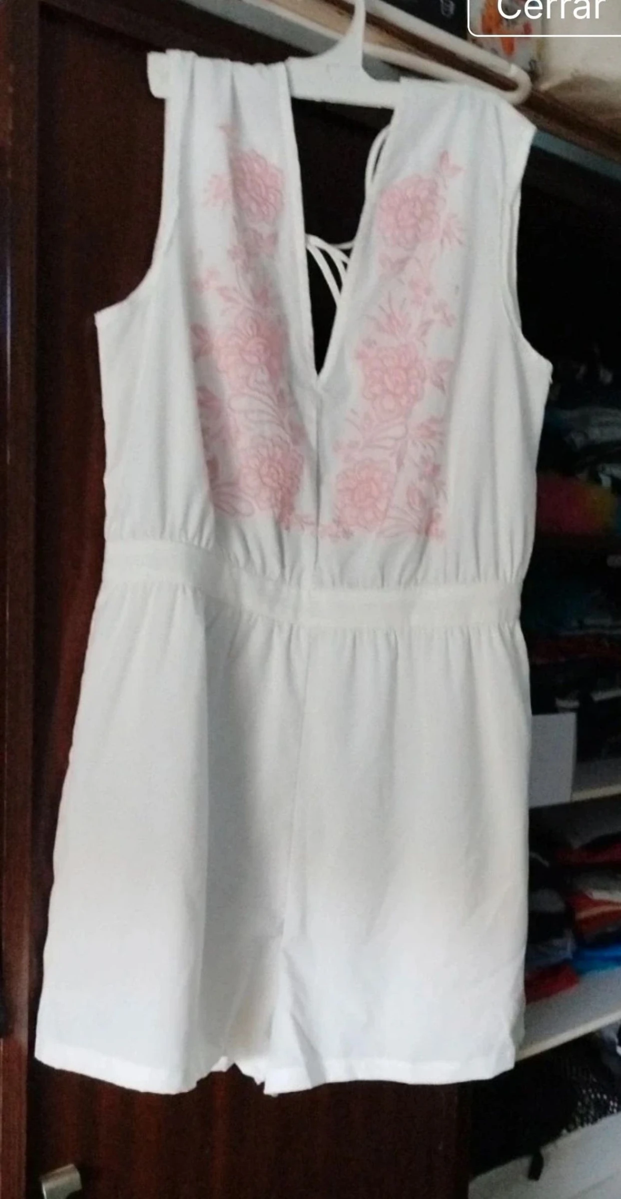Mono pantalón blanco 